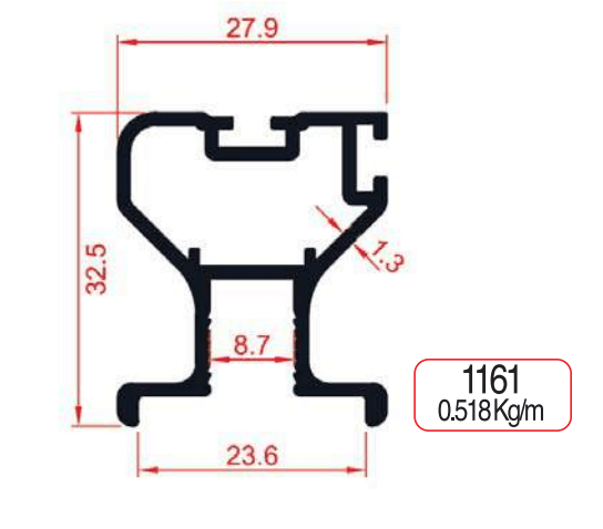 Sliding Rail Cover Profiles - Görsel 1